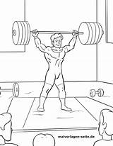 Gewichtheben Malvorlagen Malvorlage Kostenlose sketch template