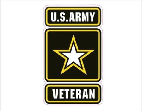 U S Army Veteran Sticker Decal Etsy