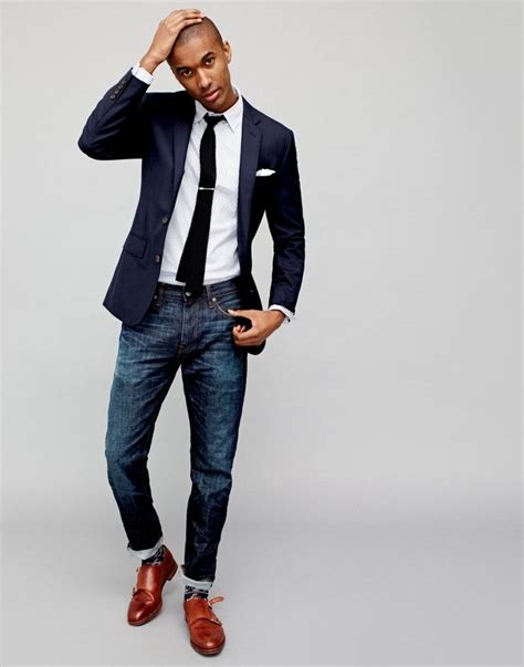 j crew shows how to style the navy blazer mens outfits blazer men