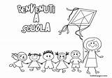 Scuola Accoglienza Benvenuti Tuttodisegni Infanzia Colorare Disegni Dell Schede Bentornato Primaria Attività Elementare Che Inizio Applicazioni Idee Bambina sketch template