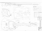 Telecaster Plans Guitar Fender Make sketch template