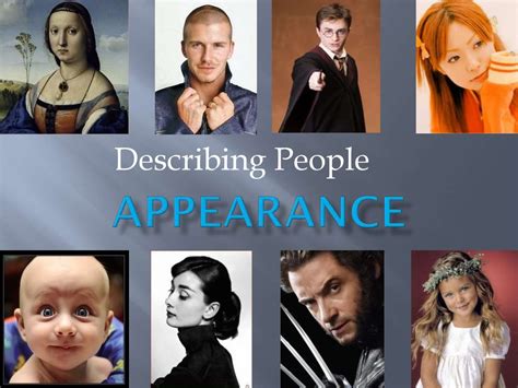 appearance describing people