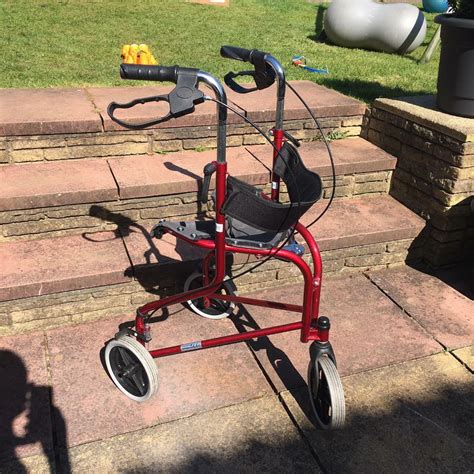 lightweigh seated  wheeled tri mobility walker elderley rollator  oakwood west yorkshire