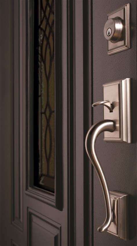residential page door handle   smaller bee safe lock