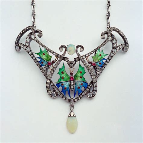 Butterfly Pendant By Art Nouveau Tadema Gallery
