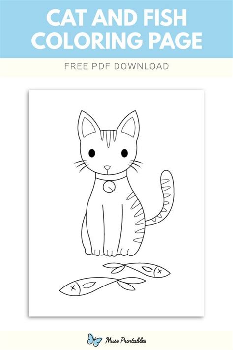 cat  fish coloring page fish coloring page coloring pages