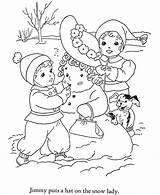 Winter Coloring Pages Kids Christmas Sheets Season Printable Snowman Colouring Drawing Seasons Preschool Print Color Snow Sheet Activity Raisingourkids Holiday sketch template