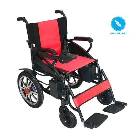 electric wheelchair foldable lightweight heavy duty lithium battery electric power wheel chair