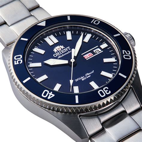 orient mako ray  ra aal blue collection automatic divers mens