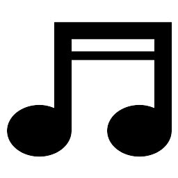 connected double note svg png icon