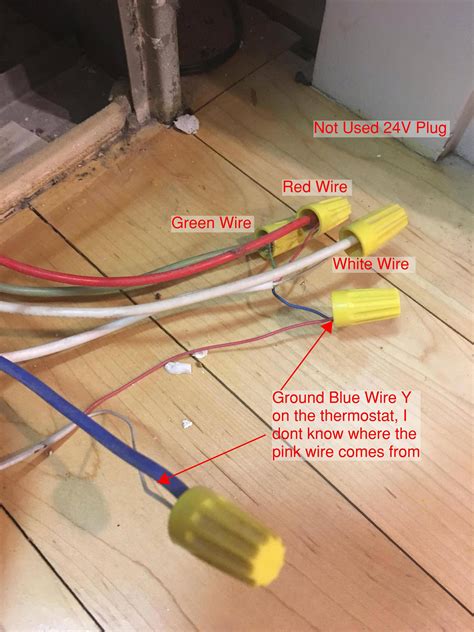 hook     wire cable   existing  wire furnace home improvement stack exchange