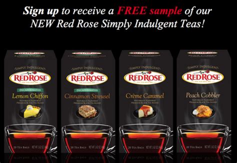 sample  red rose tea wheel  deal mama