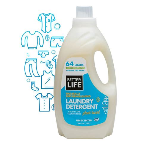 life natural laundry detergent unscented  oz walmartcom walmartcom