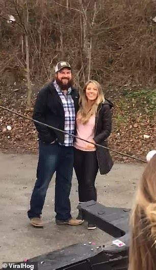 Bizarre Gender Reveal Caught On Camera Shows Tow Truck