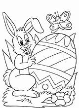 Pascua Huevos Conejo Pintarcolorear Visitar Animales Fichas sketch template