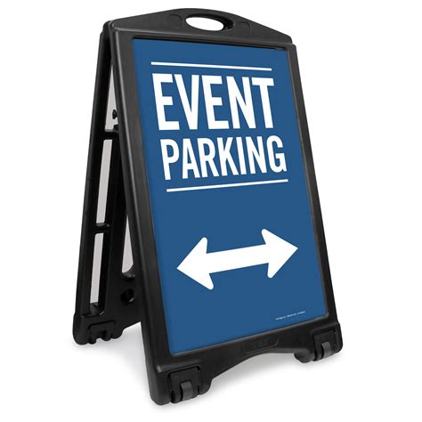 portable parking lot signs
