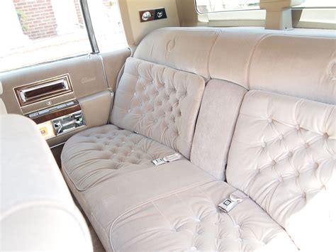 cadillac fleetwood brougham   custom car interior luxury car