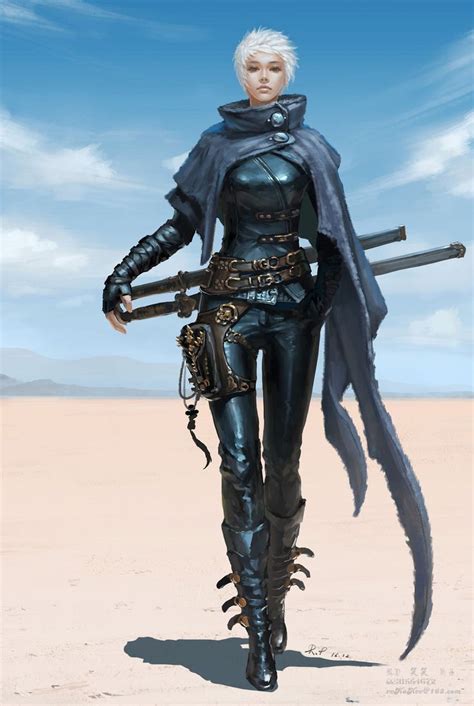 check out this awesome piece by 笑 笑 on drawcrowd female assassins concept art characte