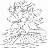 Lotus Coloring Flower Pages Water Blooming Color Printable Clipart Bloom Reopen Kids Gif Library Popular Play sketch template