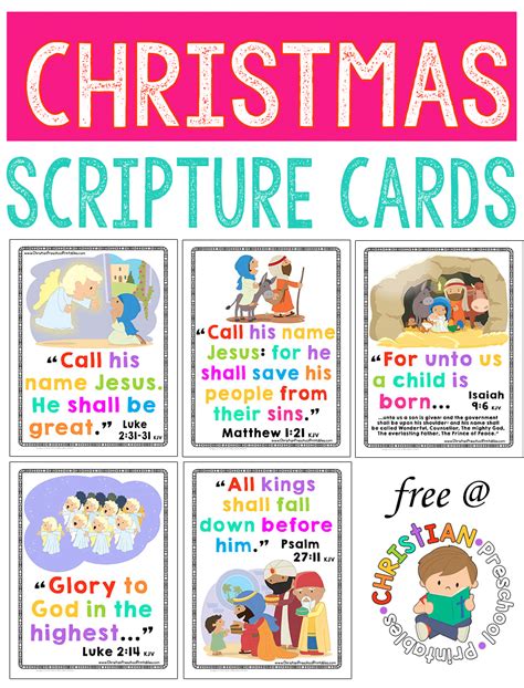 christmas bible verse cards