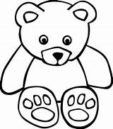 Bear Teddy Outline Choose Board Coloring Pages Clipart sketch template