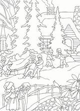 Paesaggi Invernali Paesaggio Invernale Stampare Disegno Pianetabambini Colorati Scrivi sketch template