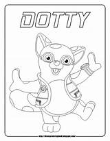Coloring Pages Disney Oso Agent Special Dotty Junior Coloring4free Sheets Sao sketch template