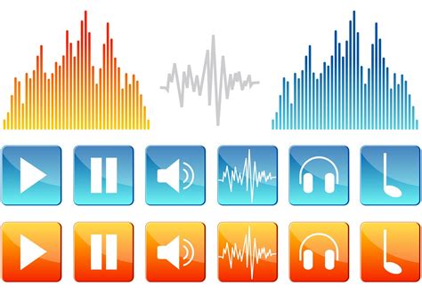 sound icons   vector art stock graphics images