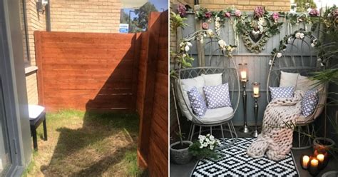 Woman Completely Transforms Tiny Overgrown Garden For Less Than £300