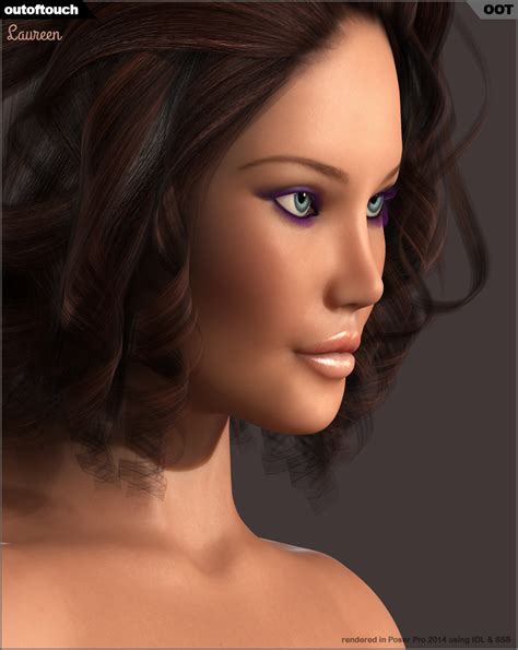 laureen for dawn 3d figure assets 3d models outoftouch