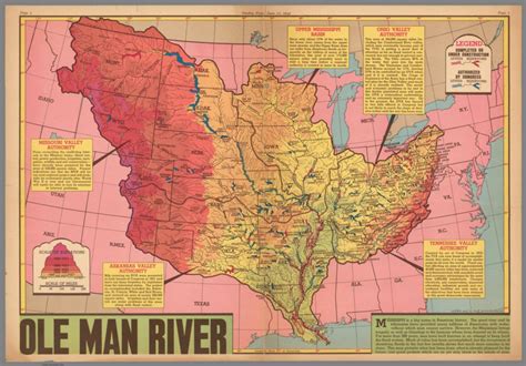 ole man river mississippi river david rumsey historical map collection