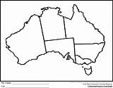 Coloring Australia Map Pages Colouring Australian Printable Animals Clip Info Popular Bus Library Choose Board sketch template