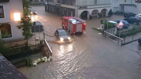 schlamm und wassermassen land unter  glonn bilder ebersberg