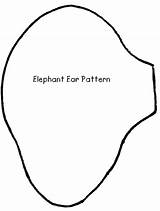 Elephant Ears Clipart Drawing Cartoon Cliparts Getdrawings sketch template