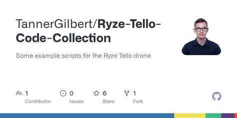 github tannergilbertryze tello code collection   scripts   ryze tello drone