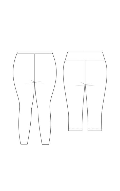 Belmont Leggings And Yoga Pants Pdf Pattern Sewing Pattern Online Plus