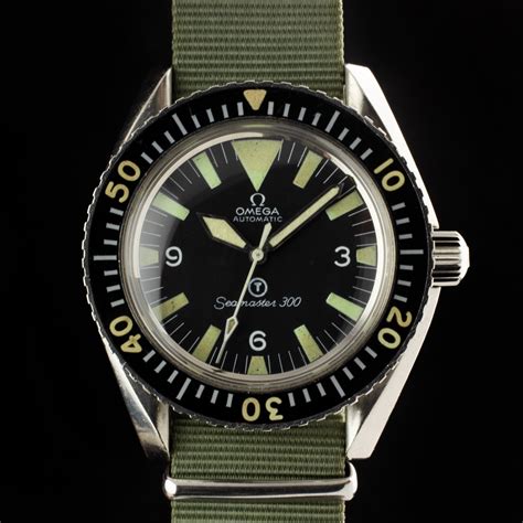 omega seamaster  military  big triangle amsterdam vintage watches