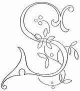 Monogram Embroidery Letter Hand Monograms Patterns Needlenthread Pdf Favorite Collection sketch template