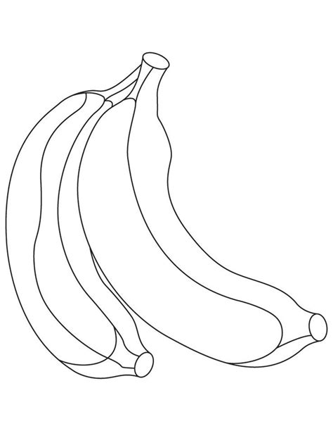 banana coloring pages  kids coloring pages  kids coloring