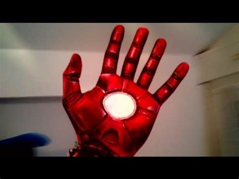 epic trick art iron man hand youtube