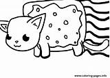 Cat Coloring Nyan Pages Big Printable Color Info sketch template
