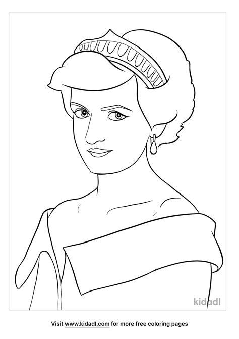 diana coloring pages printable