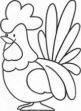 Rooster Coloringbay Getdrawings sketch template