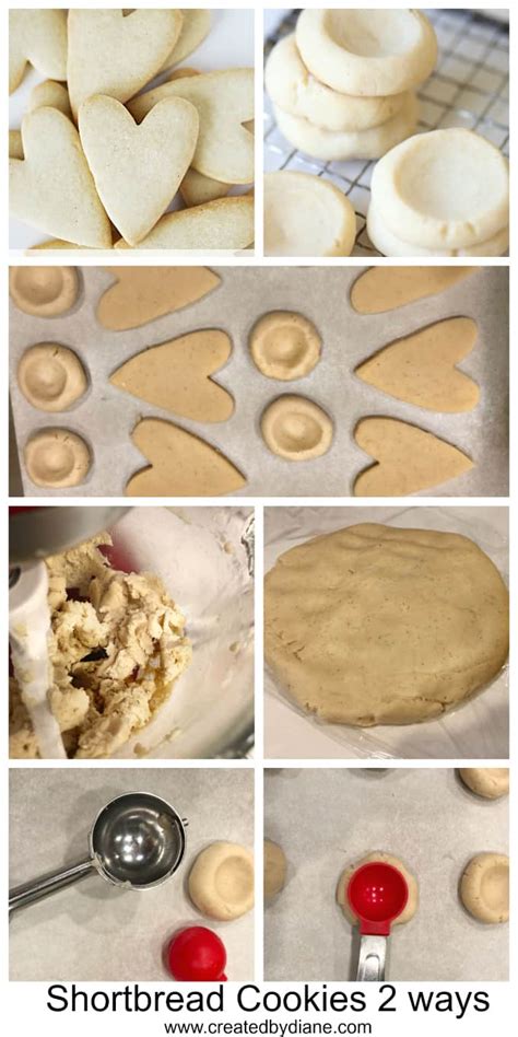 shortbread cookie recipe created  diane