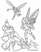 Tinkerbell Coloring Pages Bell Fairy Tinker Movie Friends Scene Colouring Pan Peter Print Kids Printables Book Color Movies Super Commandments sketch template