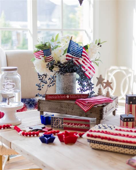 Fourth Of July Tablescape Ideas July Fourth Party Decor