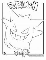 Coloring Pages Gengar Pokemon Kids Popular Sheets Printable Woo Jr Activities Choose Board sketch template