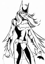 Batgirl Gotham Bat Coloringtop Gurl Tocolor sketch template