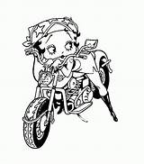 Coloring Rockabilly Pages Motorcycle Getdrawings sketch template