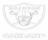 Raiders Logo Oakland Football Coloring Pages sketch template